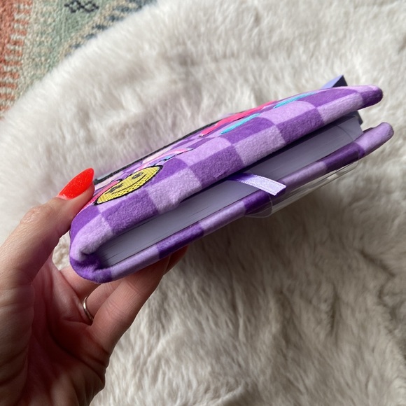 Claire’s lock diary gameboy video game notebook journal purple plushie girls - Picture 8 of 16